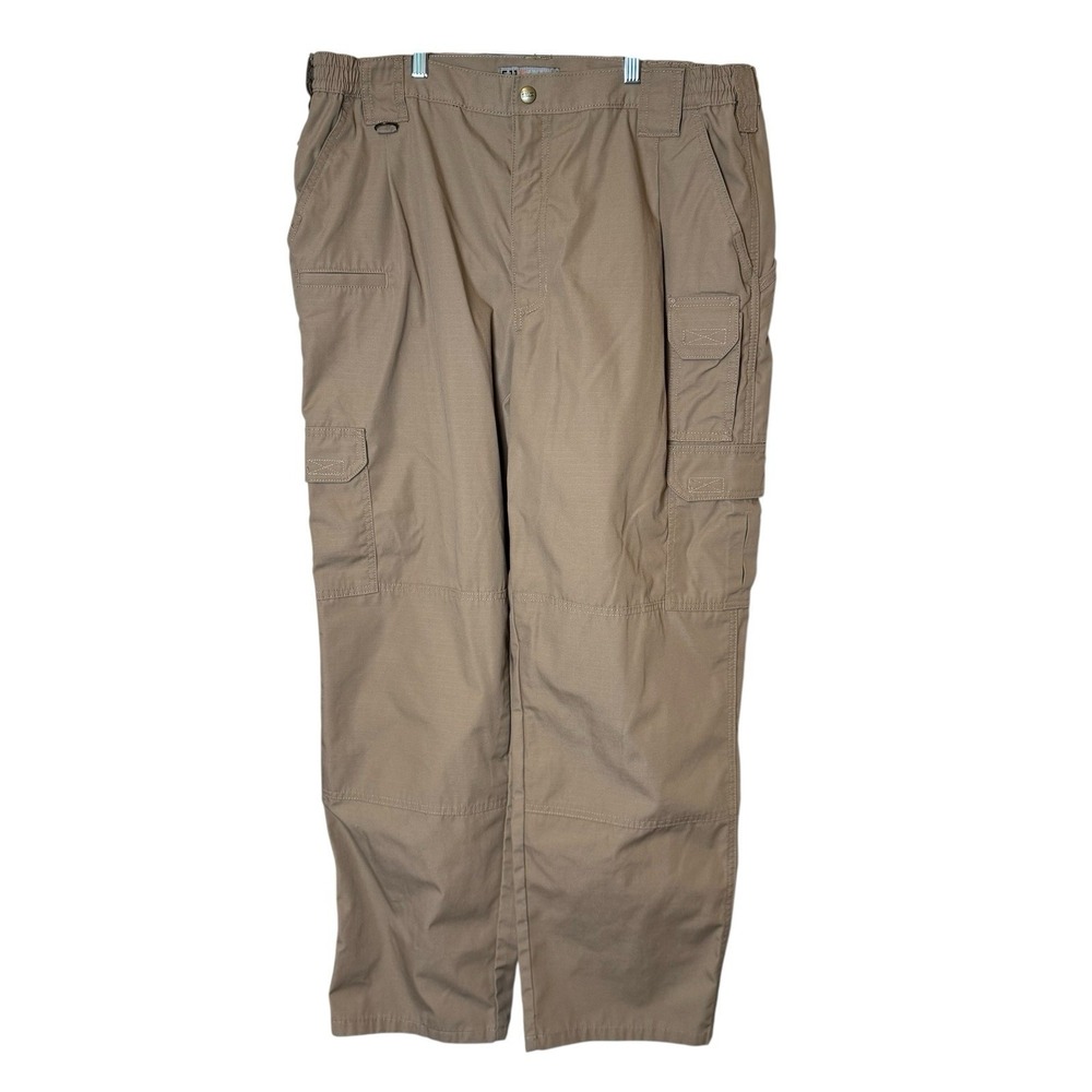 5.11 Tactical Men's Company Cargo Pants Khaki Tan 40x32 Cotton Twill‎ Utility